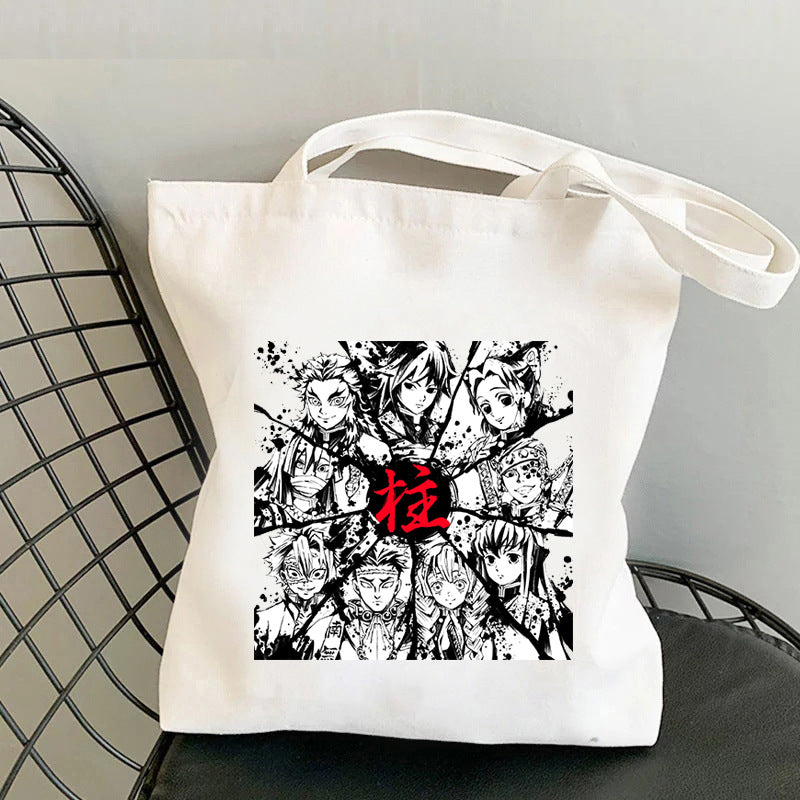 Cute Anime Canvas Handbag