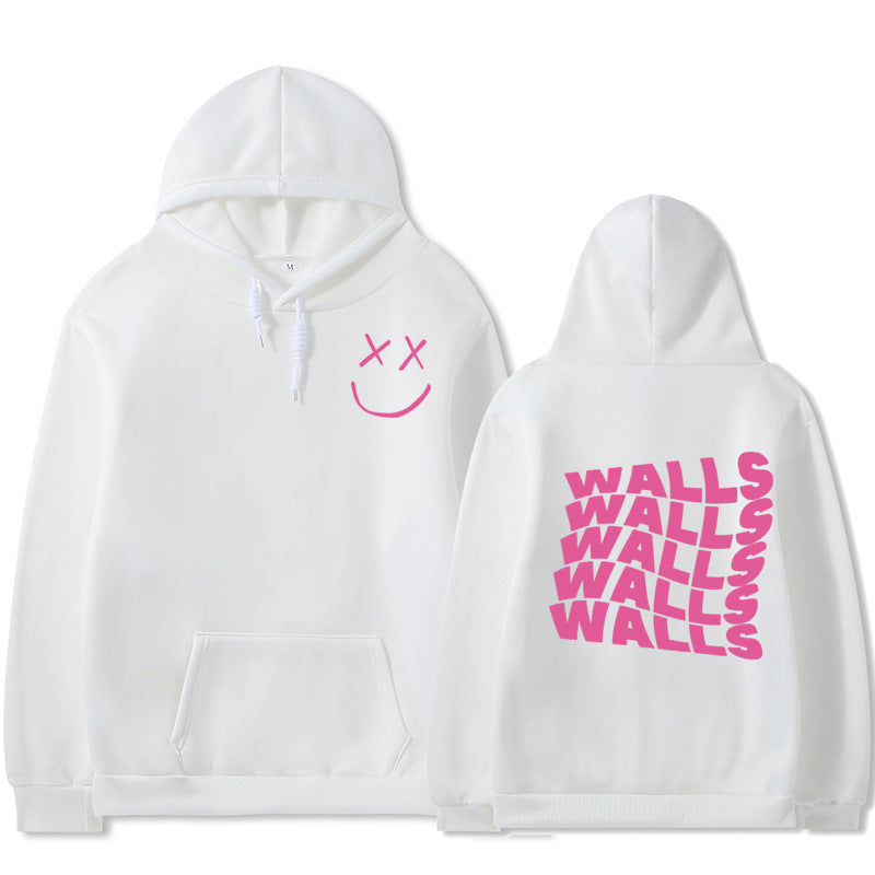 Unisex Louis Walls Print Casual Hoodie