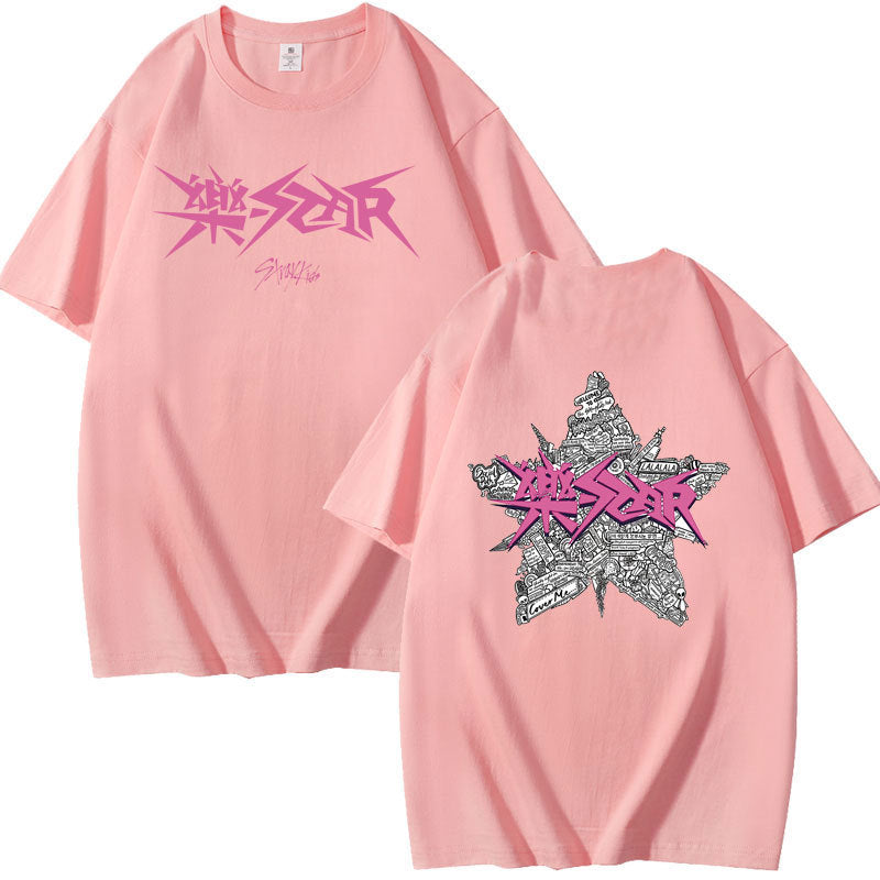 Dominate Print Summer Short Sleeve T-shirt