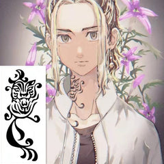 Mikey Anime COS Tattoo Stickers
