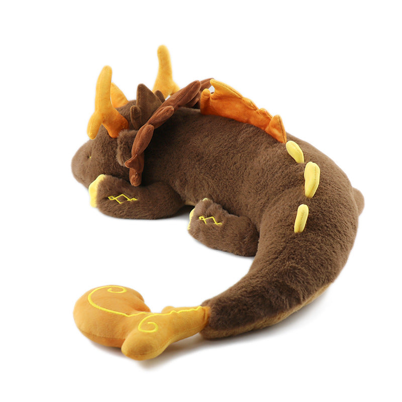 Cute Game Zhongli Dragon Pillow Plush Toys