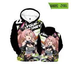 Unisex Game Cos Digital Print Fashion Hoodie