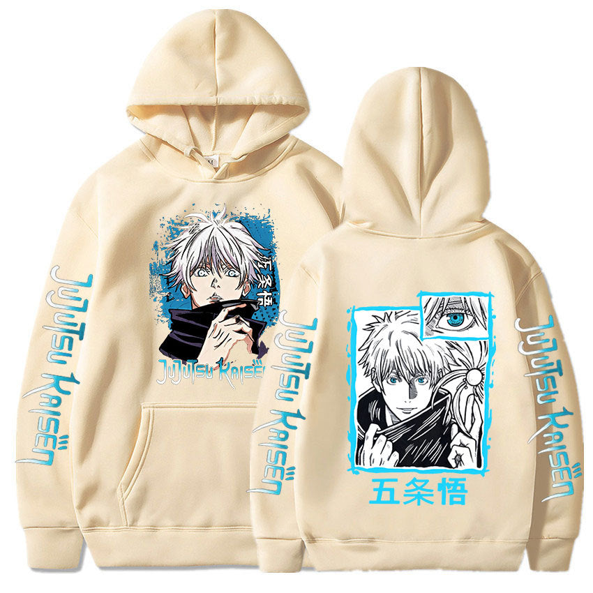 Unisex Satoru Gojo Printed Casual Hoodie