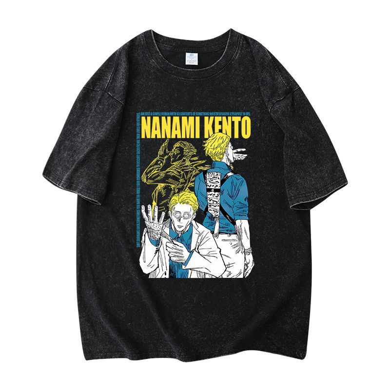 Retro Unisex Anime Short Sleeve Loose T-Shirt