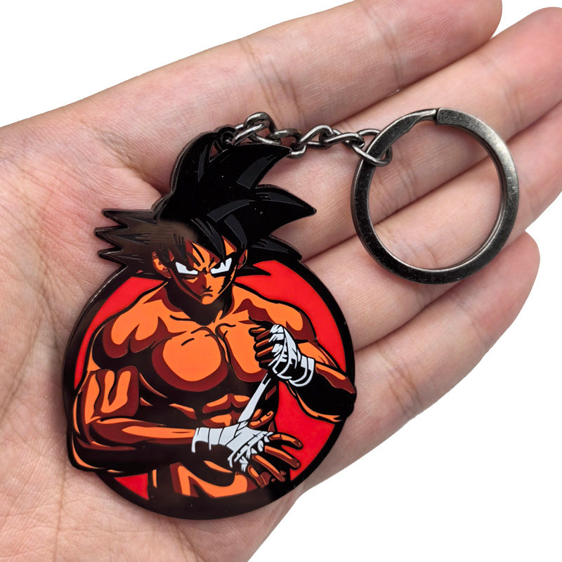 Decorative GOKU Metal Keychain Pendant