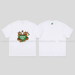 JHOPE HUMAN HOPE Printed Short-sleeved Top