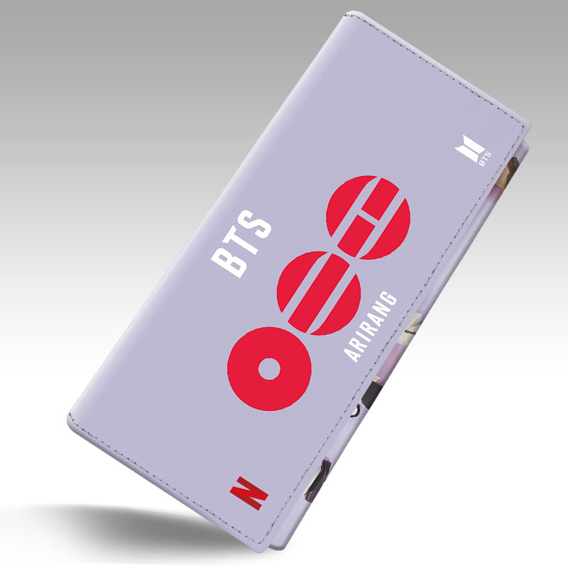 BANGTAN Logo Three-fold PU Wallet