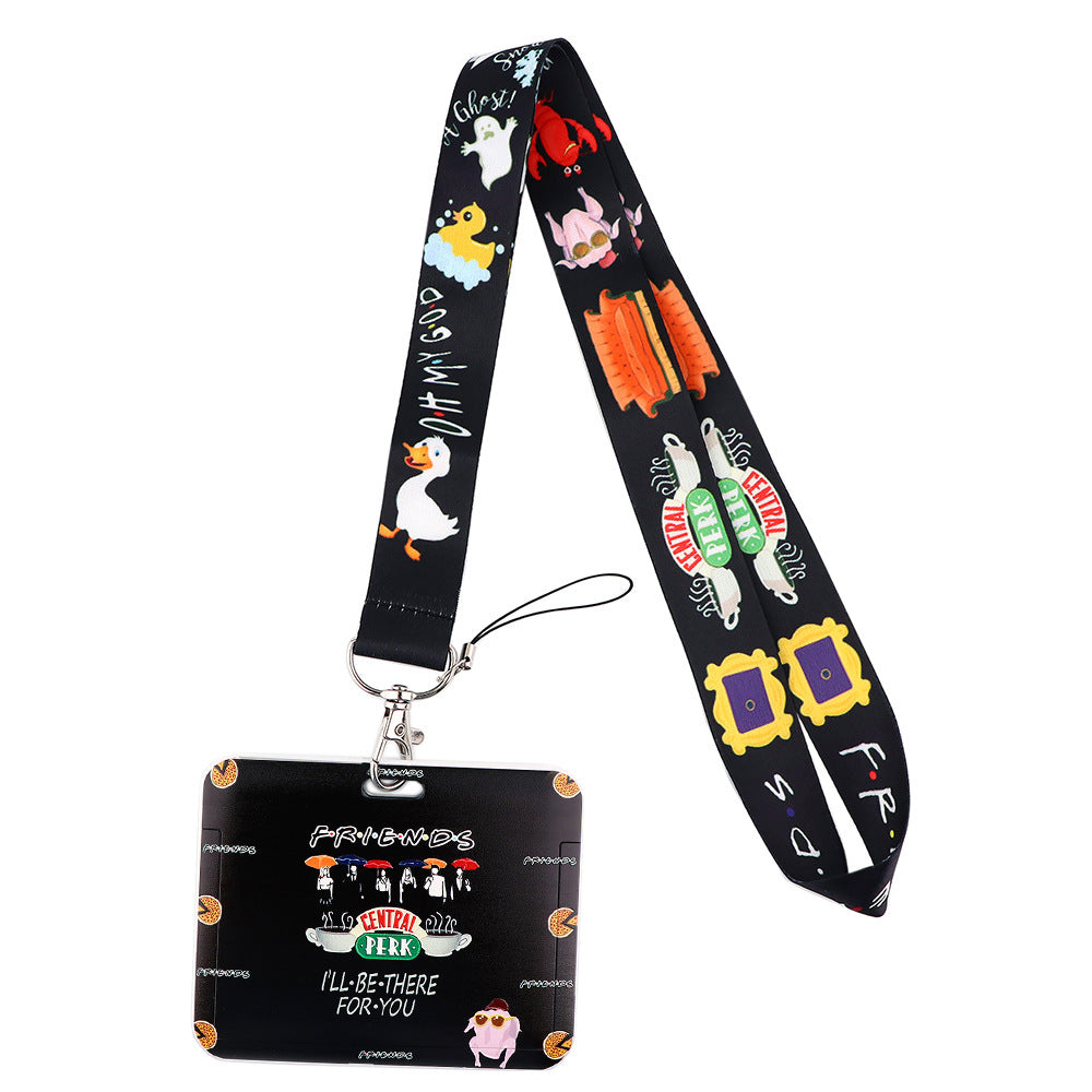 Friends Phone Lanyard ID Card Holder