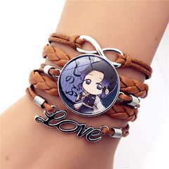 Casual Anime Brown Braided Rope Bracelet