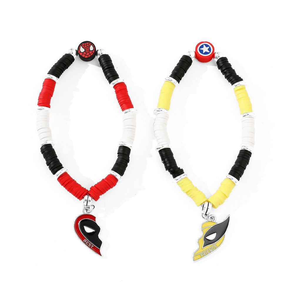 Deadpool and Wolverine Necklace Keychain