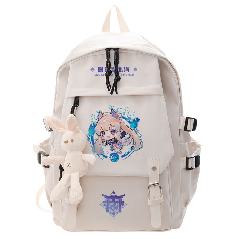 Casual Game Graphic Print Backpack