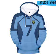 Unisex Anime Digital Print Cosplay Hoodie