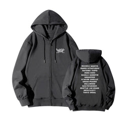 EasyCrazyHot Tour Letter Print Hoodie