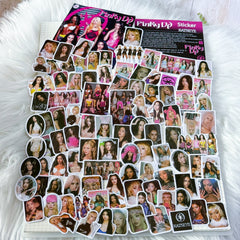 100PCS Pinky UP Album Stickers