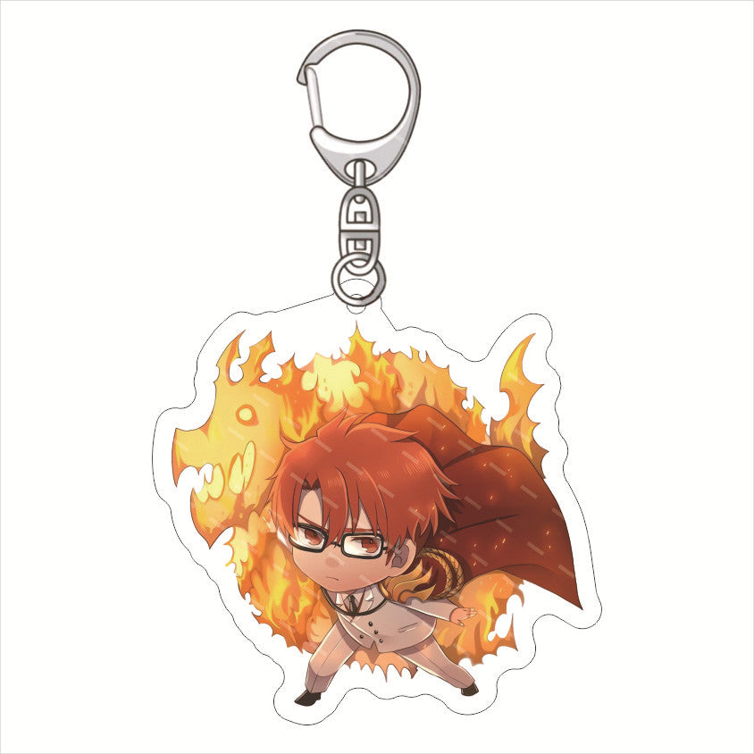 Cute Anime Acrylic Keychain