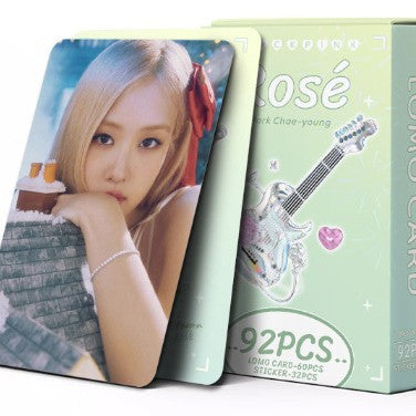 92 Kpop Jisoo Jennie LOMO Cards