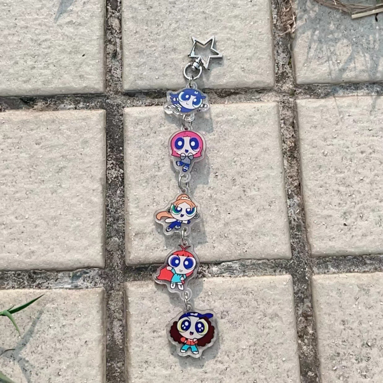Kpop Double-sided Cartoon Pendant Keychain