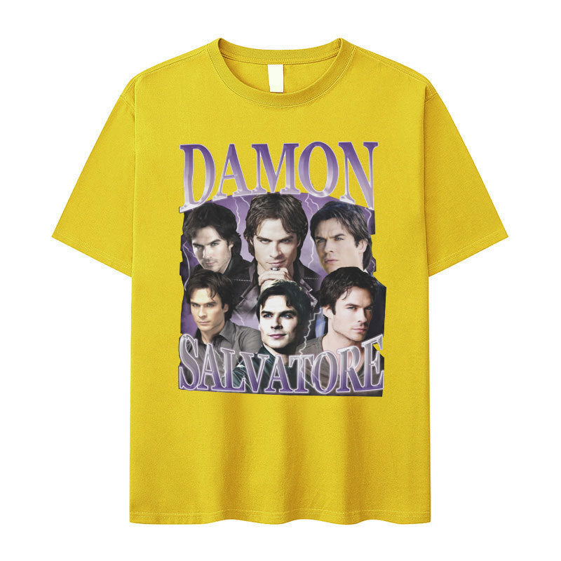 Damon Salvatore TV Series Graphic T-Shirt