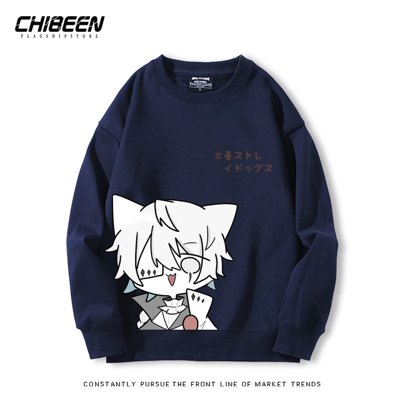 Unisex Dazai Anime Crew Neck Sweatshirt