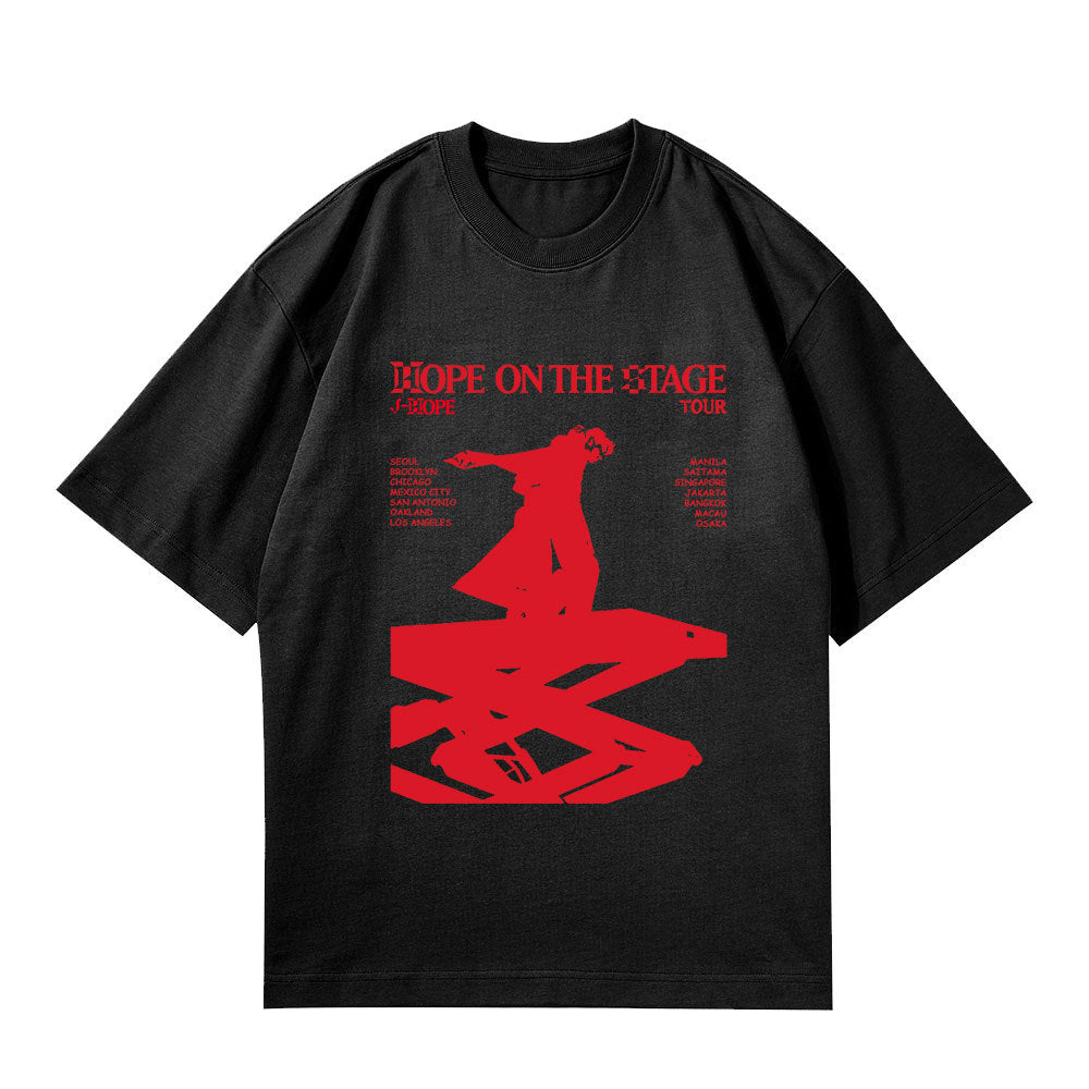 HOPE ON THE STAGE Graphic Short Sleeve T-Shirt