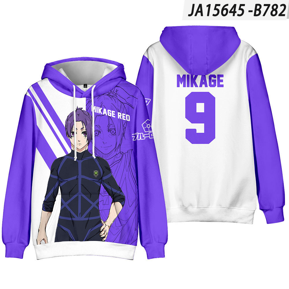 Unisex Anime 3d Casual Pullover Hoodie