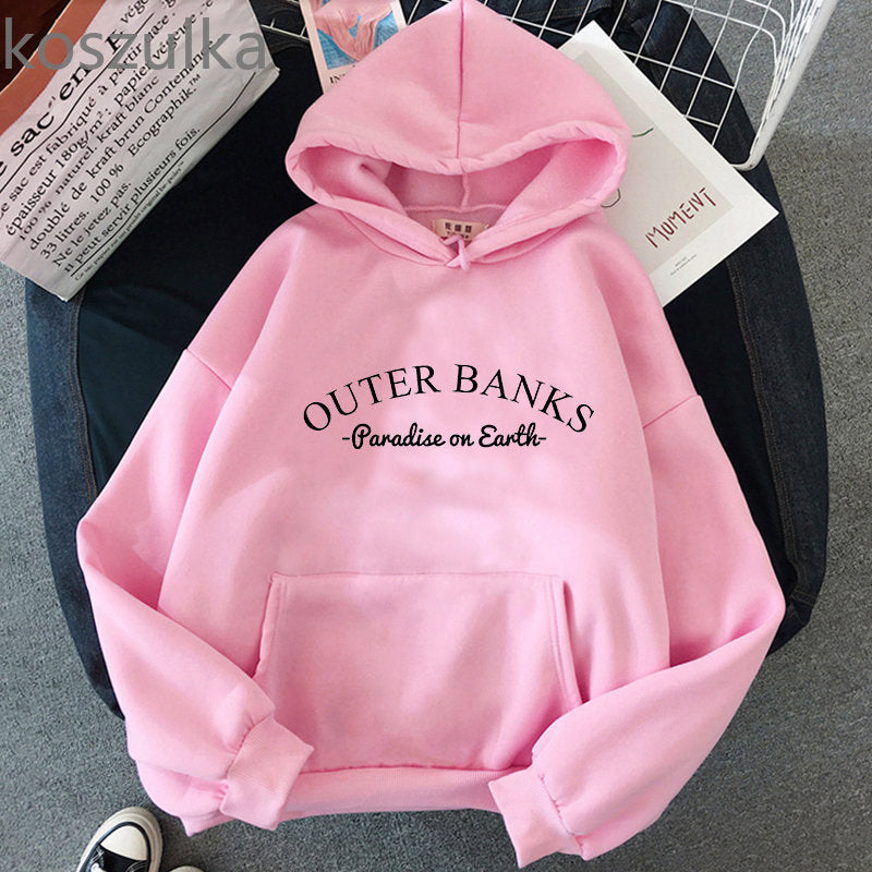 Trendy Casual Letter Printed Long-sleeved Hoodie