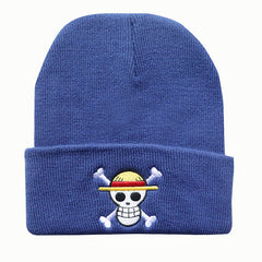 Anime Logo Embroidered Knitted Hat