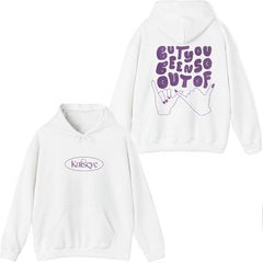 KPOP Letter Printed Pullover Hoodie