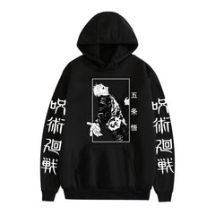 Unisex Anime Print Casual Loose Hoodie