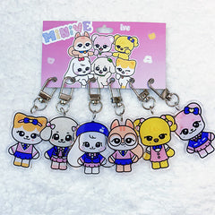 IVE "MINIVE" Acrylic Pendant Keychain Set