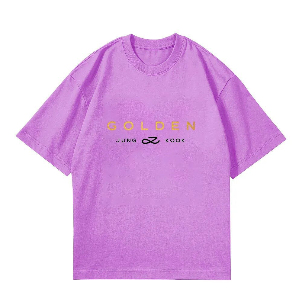 JUNGKOOK GOLDEN Printed T-shirt