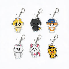 EN JAKE NI-KI Pendant Bag Keychain Set