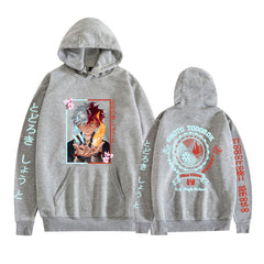 Casual Anime Print Men's and Women's Loose Hoodie