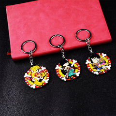 Luffy Rotatable Keychain Pendant