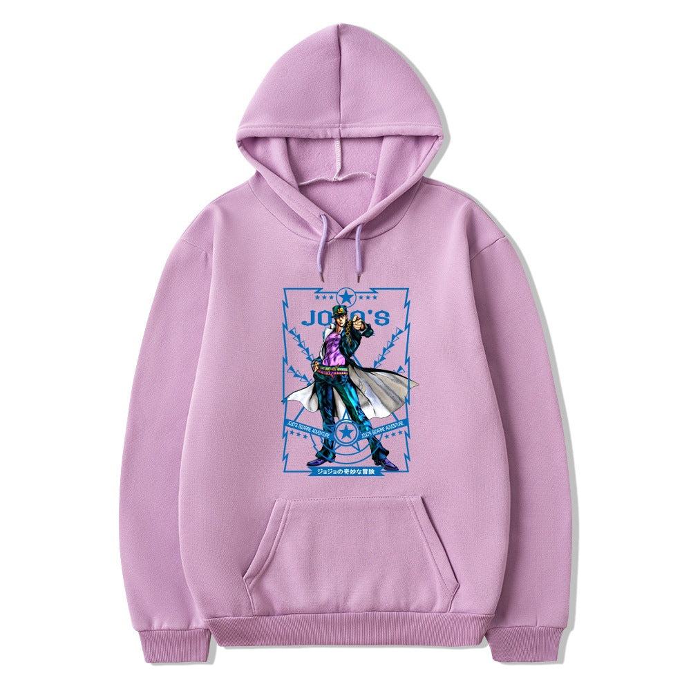 Trendy Jojo Graphic Printed Loose Hoodie