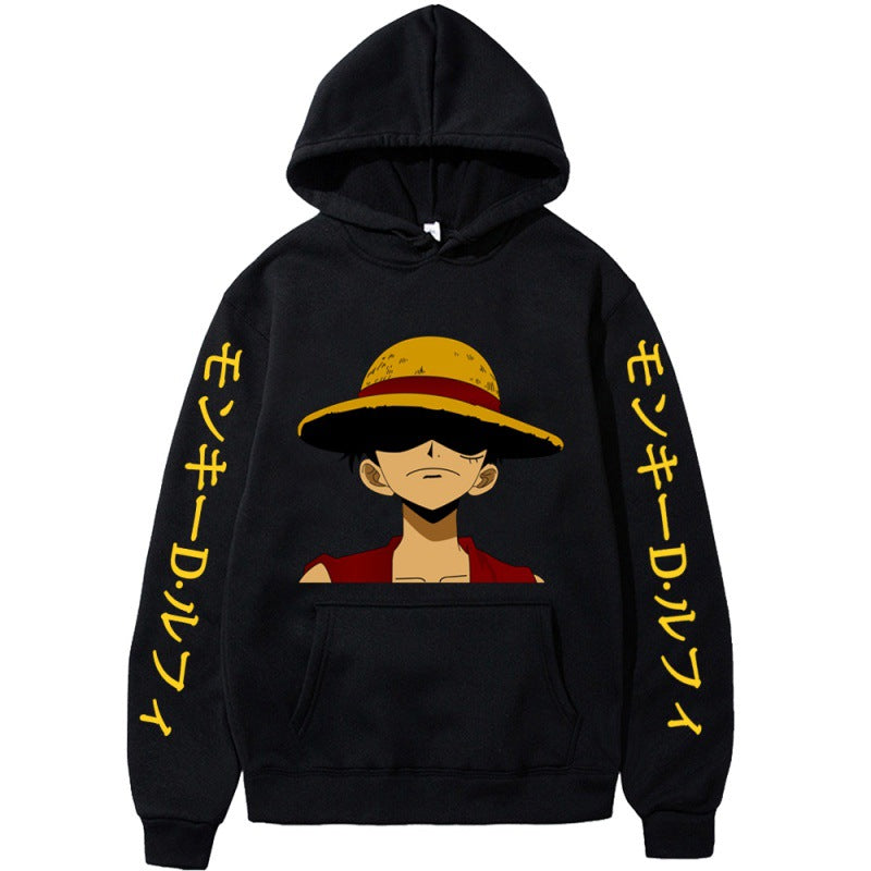 Unisex Monkey D. Luffy Printed Casual Hoodie