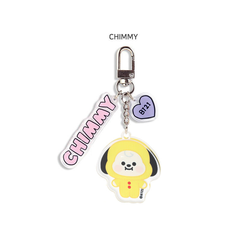 KPOP Acrylic Double-sided Transparent Keychain
