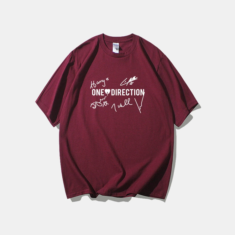 1D Signature Short Sleeve Crew Neck T-Shirt