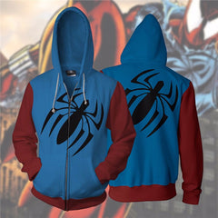 Unisex Spider 3D Printed Cardigan Cosplay Hoodie