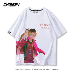 Kenma Graphic Print Short Sleeve T-Shirt
