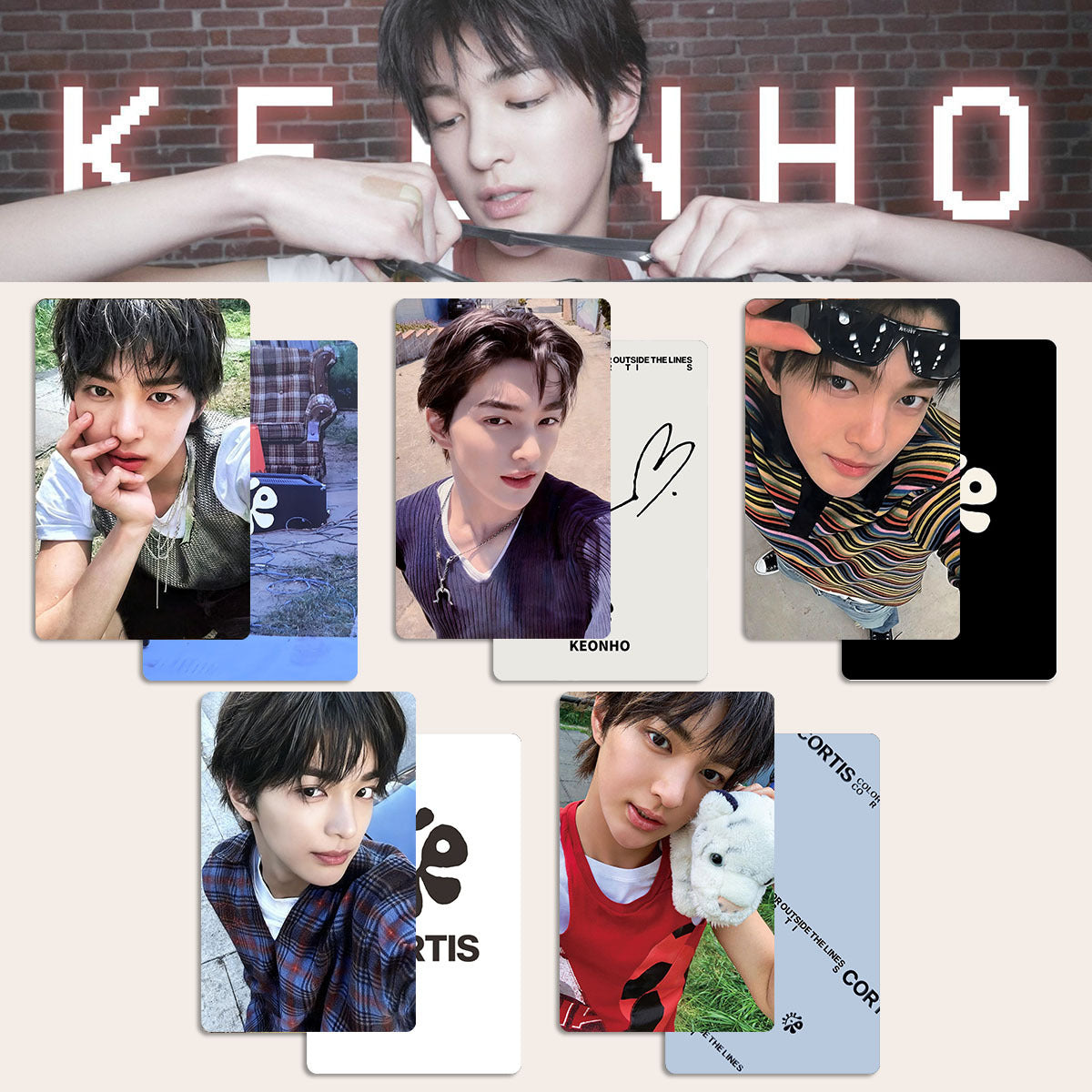 KPOP Album Keonho James Photo Cards