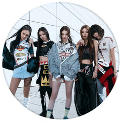 KPOP "MY EYES OPEN VVIDE" Badge Keychain Pendant