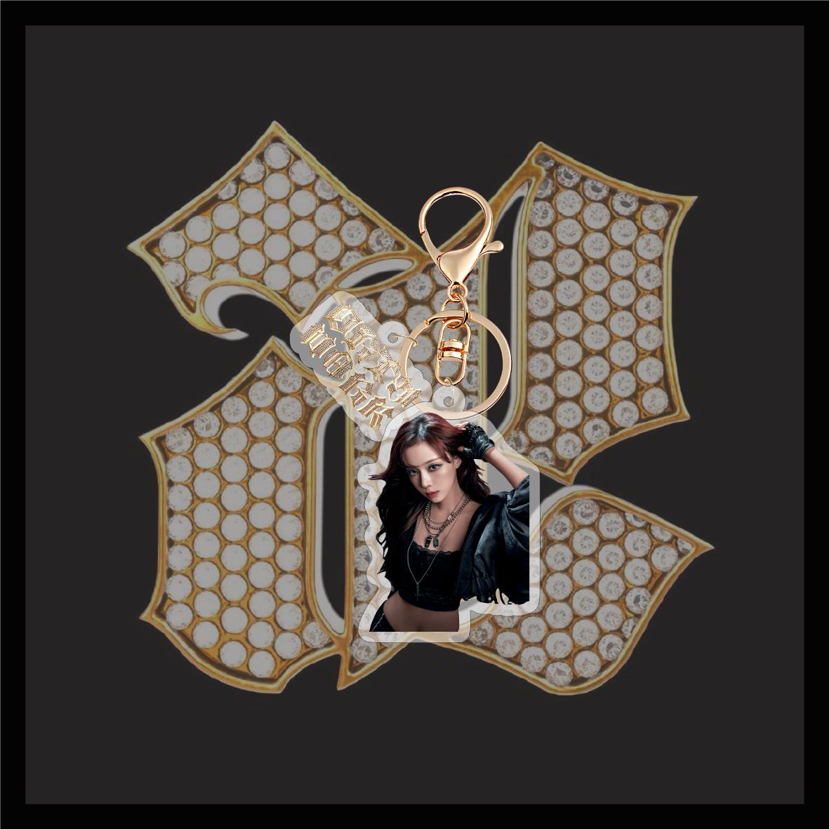 æ Dirty Work Acrylic Double-sided Keychain