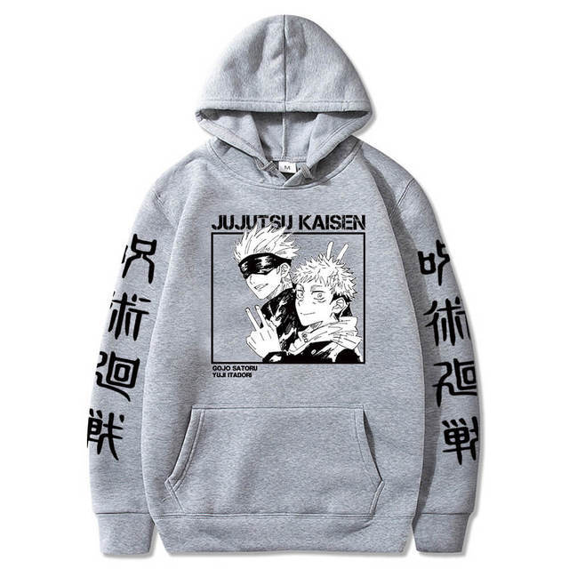 Unisex Anime Graphic Print Loose Hoodie