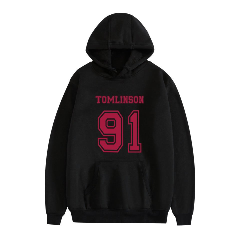 Unisex Louis Graphic Loose Pullover Hoodie