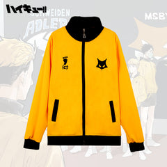 Unisex MSBY Letter Print Cosplay Zipper Jacket