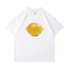 H2H Lemon Tang Cotton Short-sleeved T-shirt