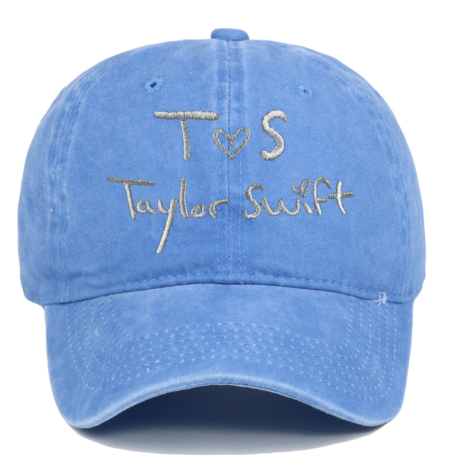 Taylor Embroidered Washed Baseball Cap