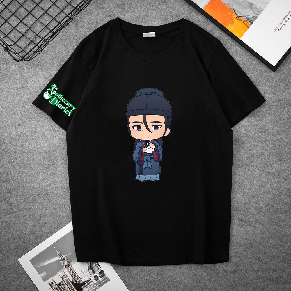 Trendy Girl's Anime Short Sleeve T-Shirt