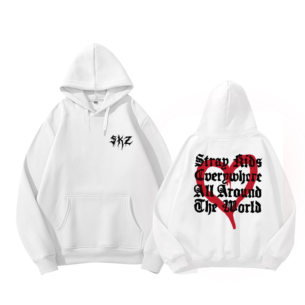 SKZ EVERYWHERE ALL AROUND THE WROLD Hoodie